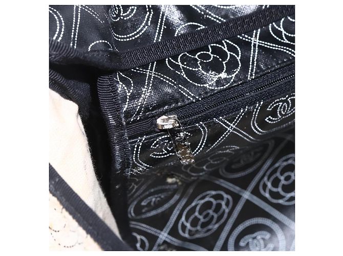 Borsa a Spalla CHANEL Chain Matelassé in Tela Rivestita Nera Argento CC Auth 170665A Nero - vista 23