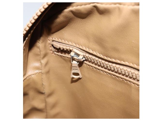 Céline Borsa a Spalla in Tela Macadam CELINE in Pelle PVC Marrone Oro Auth ka3049 D'oro - vista 21