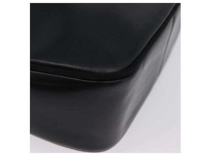 Borsa a Spalla Salvatore Ferragamo Vala in Pelle Nera Oro Auth 170076 Nero D'oro - vista 15