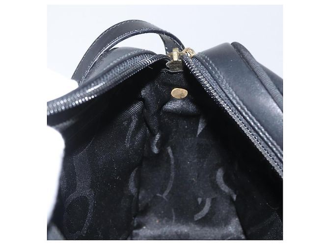 Borsa a Spalla Salvatore Ferragamo Vala in Pelle Nera Oro Auth 170076 Nero D'oro - vista 18