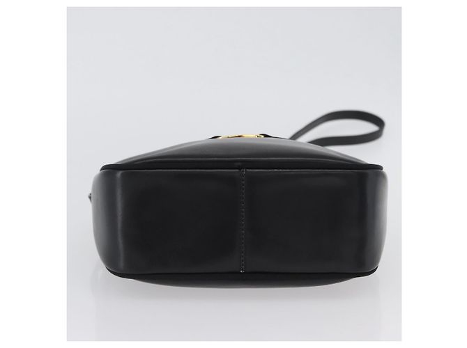 Borsa a Spalla Salvatore Ferragamo Vala in Pelle Nera Oro Auth 170076 Nero D'oro - vista 5