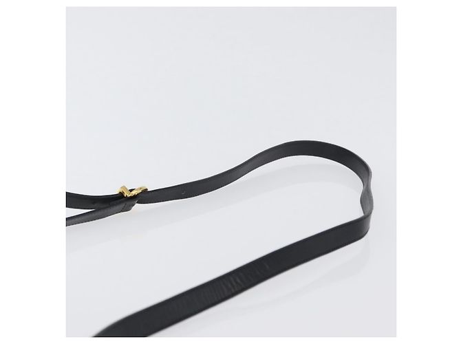 Borsa a Spalla Salvatore Ferragamo Vala in Pelle Nera Oro Auth 170076 Nero D'oro - vista 8