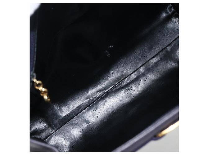 Borsa Tote Vala in Pelle Viola e Oro Auth BSZ080 di Salvatore Ferragamo D'oro Porpora - vista 11