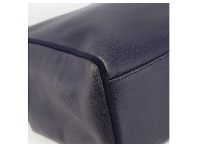 Borsa Tote Vala in Pelle Viola e Oro Auth BSZ080 di Salvatore Ferragamo D'oro Porpora - vista 14