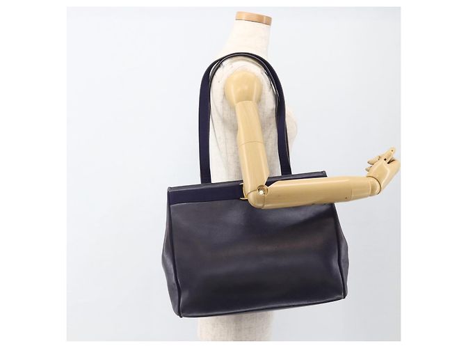 Borsa Tote Vala in Pelle Viola e Oro Auth BSZ080 di Salvatore Ferragamo D'oro Porpora - vista 21