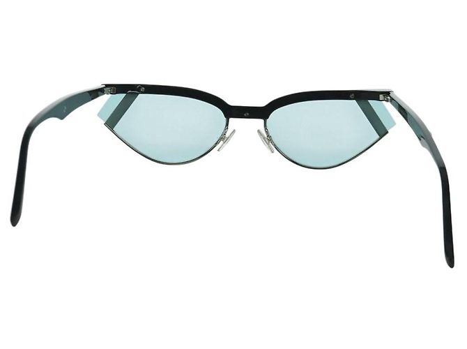 Gafas de sol FENDI de plástico gris Auth bs34039M Castaño - vista 2