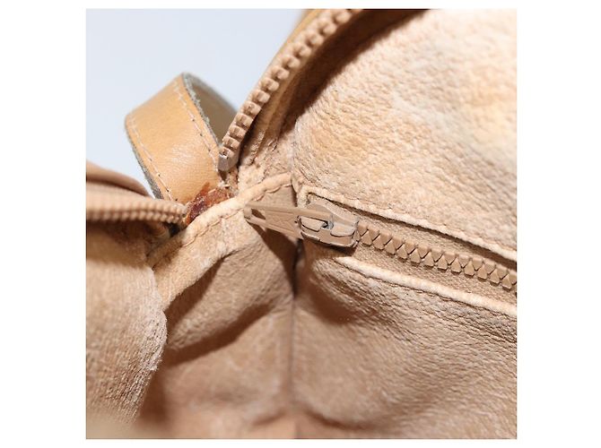 Borsa a Spalla GUCCI Micro GG Supreme Web Sherry Line PVC Beige Oro Auth ka3222 D'oro - vista 21