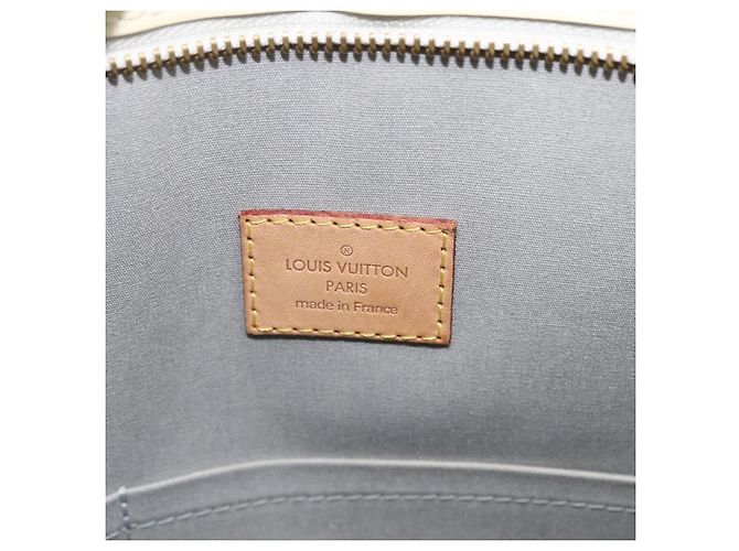 LOUIS VUITTON Borsa a Spalla Brentwood Monogram Vernis Perle M91512 LV Auth BSZ329 - vista 17