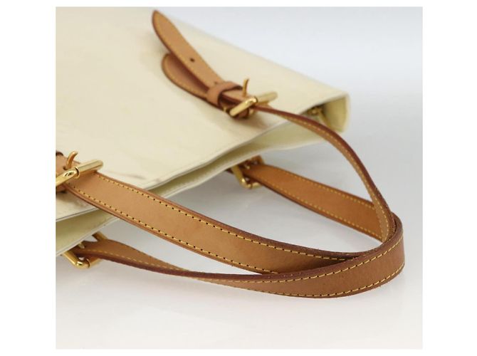 LOUIS VUITTON Borsa a Spalla Brentwood Monogram Vernis Perle M91512 LV Auth BSZ329 - vista 7