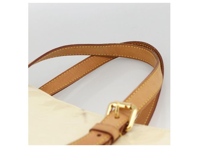 LOUIS VUITTON Borsa a Spalla Brentwood Monogram Vernis Perle M91512 LV Auth BSZ329 - vista 8