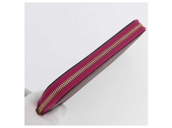 ETRO Cartera Larga Paisley de Cuero PVC Burdeos Auth am10960V - vista 5