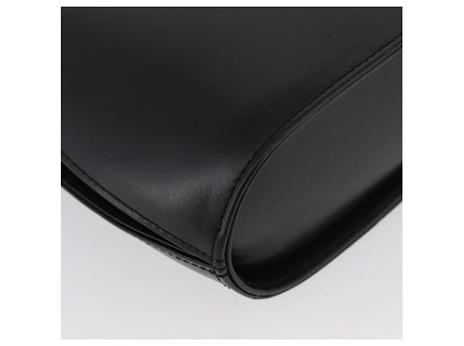 Borsa a mano GIVENCHY in pelle nera e oro Auth BSZ396 Nero D'oro - vista 15