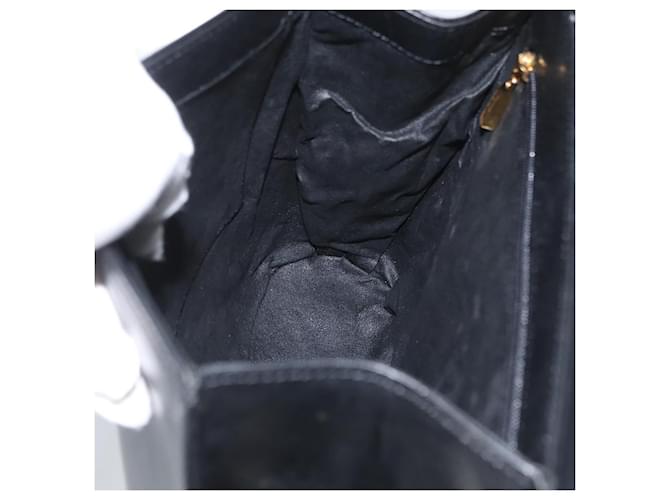 Borsa a mano GIVENCHY in pelle nera e oro Auth BSZ396 Nero D'oro - vista 19