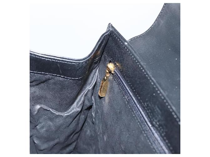 Borsa a mano GIVENCHY in pelle nera e oro Auth BSZ396 Nero D'oro - vista 20