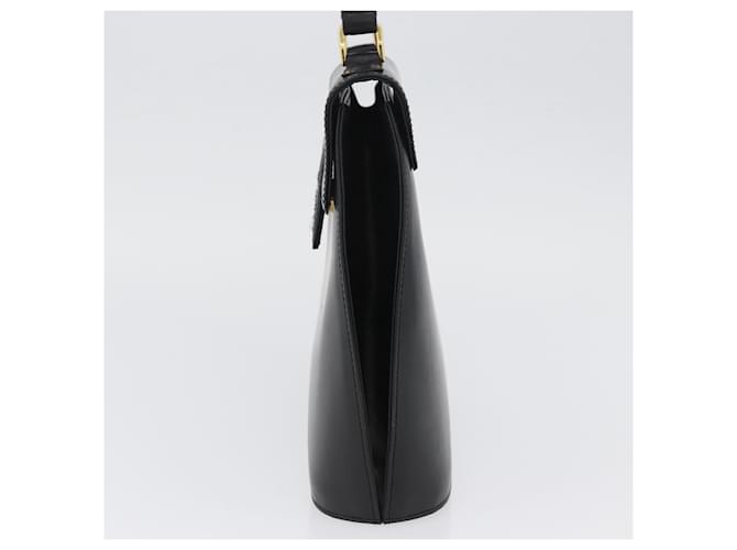 Borsa a mano GIVENCHY in pelle nera e oro Auth BSZ396 Nero D'oro - vista 3