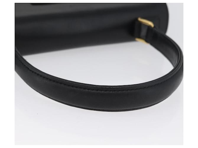 Borsa a mano GIVENCHY in pelle nera e oro Auth BSZ396 Nero D'oro - vista 7