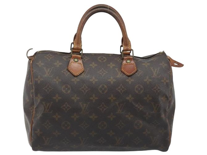 LOUIS VUITTON Borsa a Mano Monogram Speedy 30 M41526 LV Auth BA11257 Monogramma - vista 13