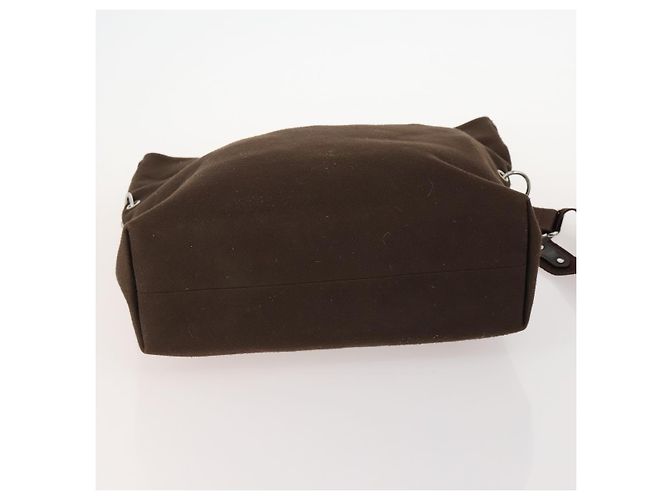 Borsa Burberry Nova Check Blue Label in tela e suede 4 pezzi marrone beige Auth fm5239 - vista 6