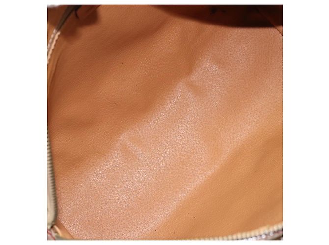 Céline Borsa a mano in tela Macadam CELINE PVC oro marrone Auth bs34012 D'oro - vista 11