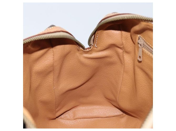 Céline Borsa a mano in tela Macadam CELINE PVC oro marrone Auth bs34012 D'oro - vista 21