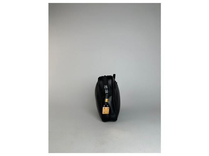 Clutch in pelle Loewe Madrid vintage nera Nero - vista 6