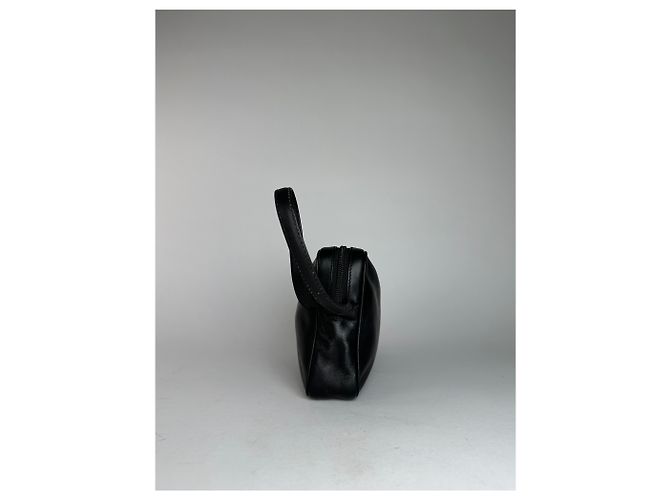 Clutch in pelle Loewe Madrid vintage nera Nero - vista 8