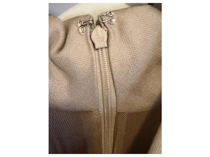 Vestido Burberry de algodón beige - vista 3