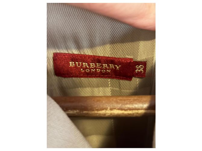 Vestido Burberry de algodón beige - vista 4