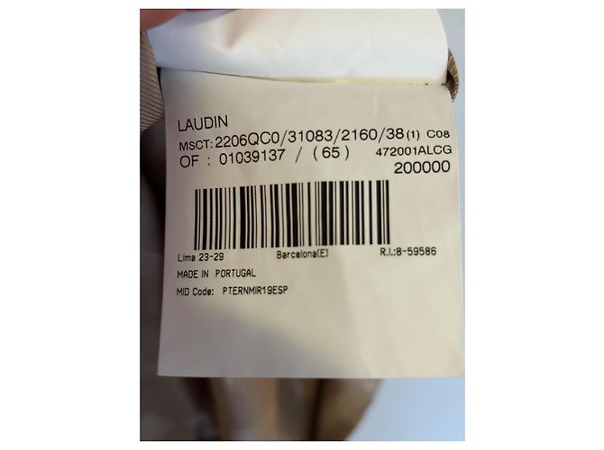 Vestido Burberry de algodón beige - vista 6