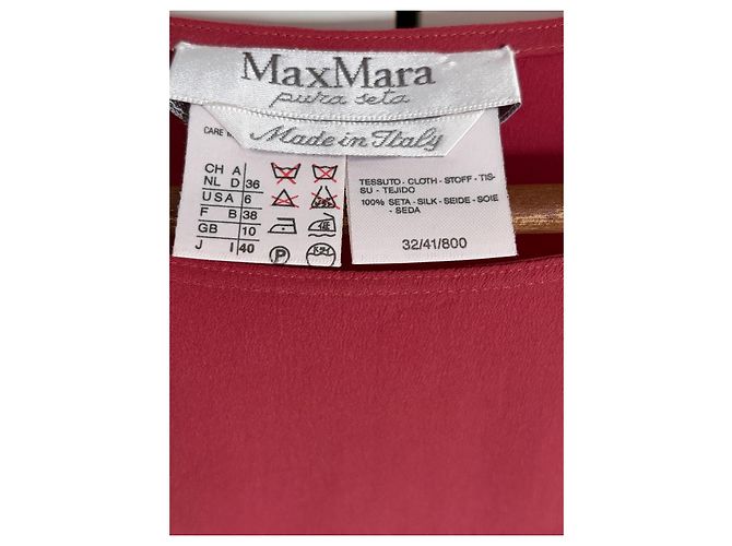 Vestido Max Mara de seda morado oscuro - vista 2