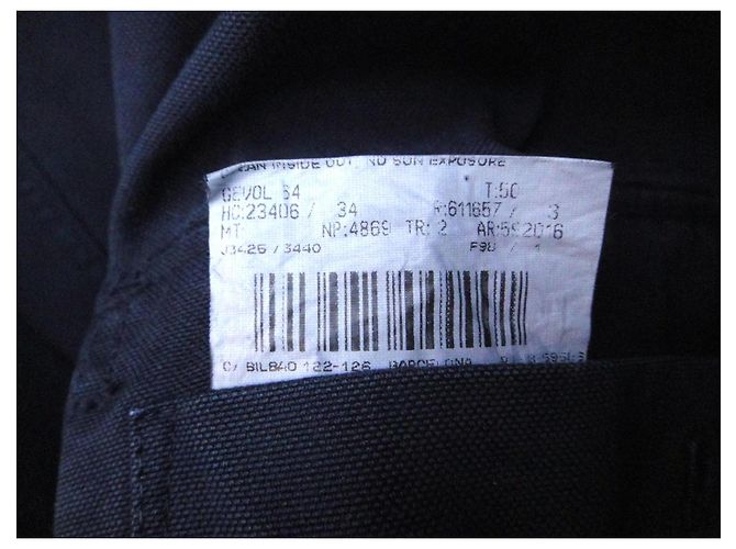 Burberry Jacke Navy Blau Baumwolle Größe 50 Marineblau - Ansicht 8