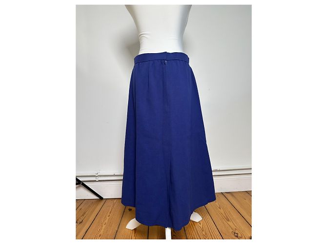 Chloé Gonna in lana vintage Chloe blu M Blu navy - vista 3