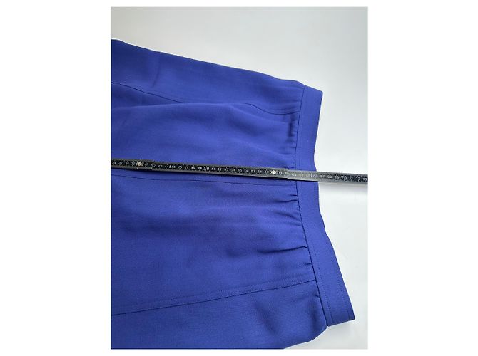 Chloé Gonna in lana vintage Chloe blu M Blu navy - vista 4