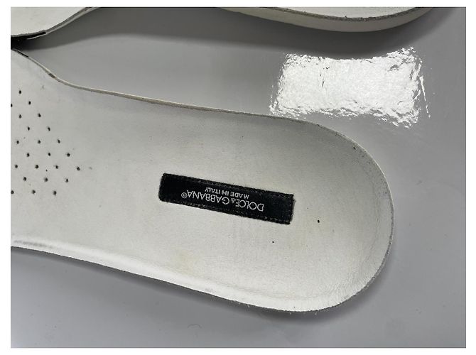 Dolce & Gabbana Herren Ledersneaker Weiß - Ansicht 13