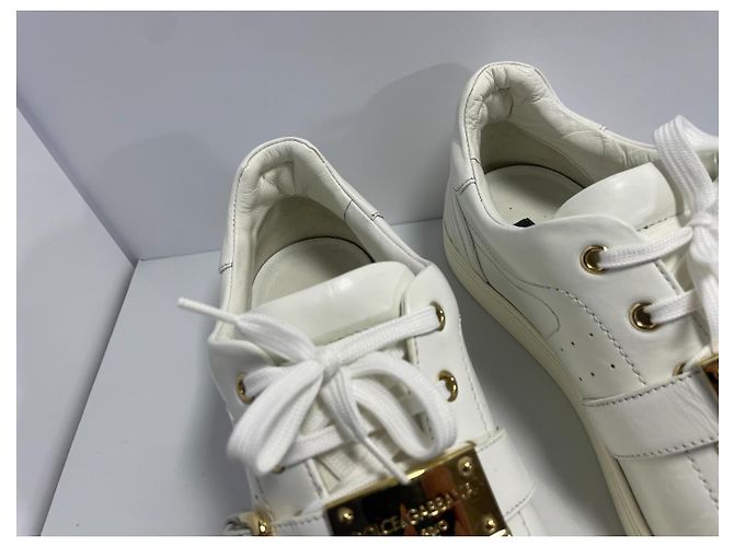 Dolce & Gabbana Herren Ledersneaker Weiß - Ansicht 5