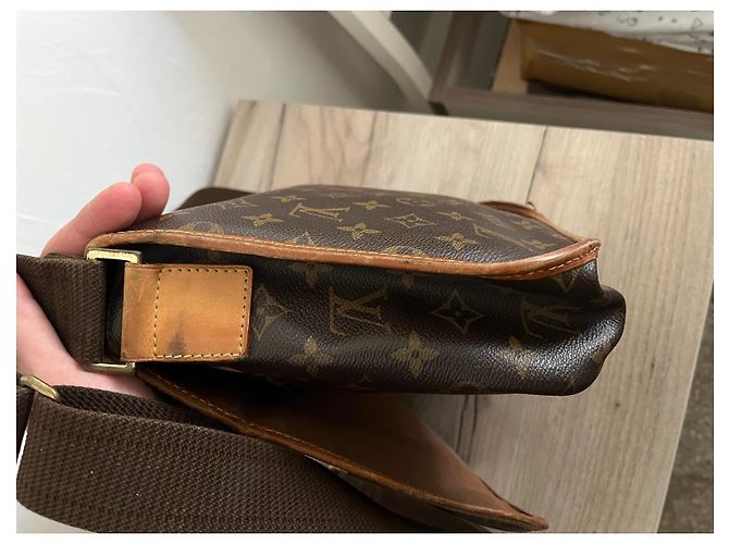 Borsa a tracolla Louis Vuitton Boshpore Monogram Canvas Marrone - vista 7