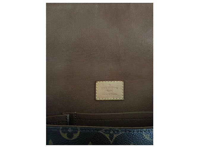 Borsa a tracolla Louis Vuitton Boshpore Monogram Canvas Marrone - vista 8