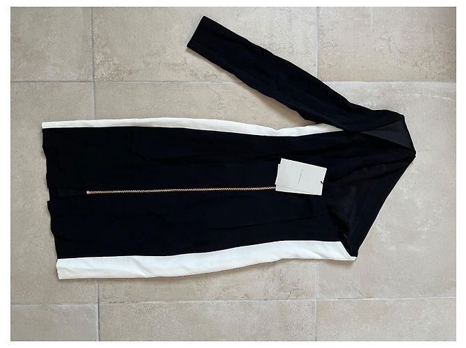 Roland Mouret Kleid in Schwarz Satin - Ansicht 2