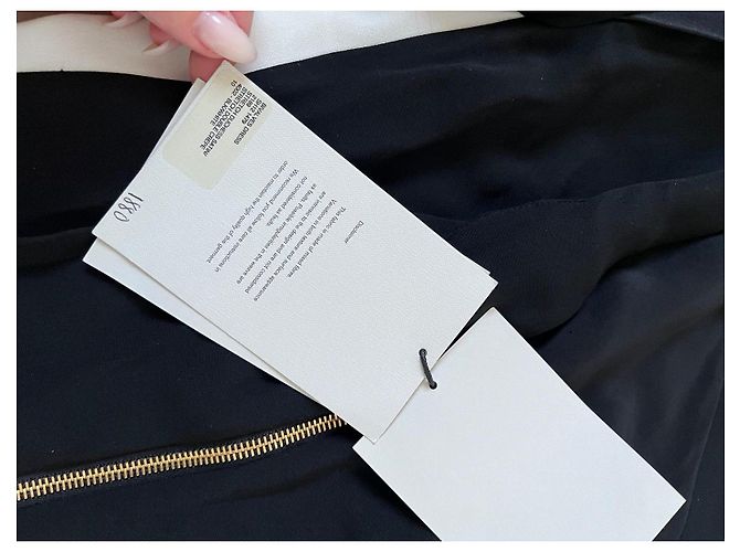 Roland Mouret Kleid in Schwarz Satin - Ansicht 3