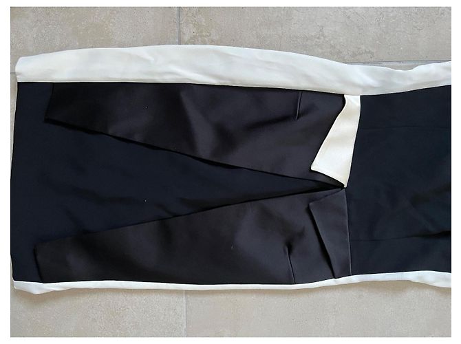 Roland Mouret Kleid in Schwarz Satin - Ansicht 5