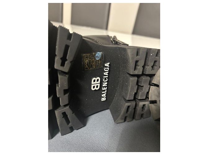 Botines de Cuero Negro Balenciaga - vista 5