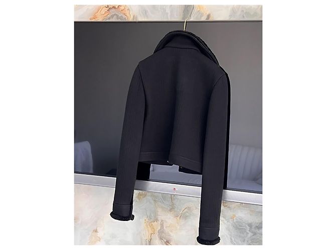 Amazing Chanel Wool blend Jacket Sport Collection Black - view 2