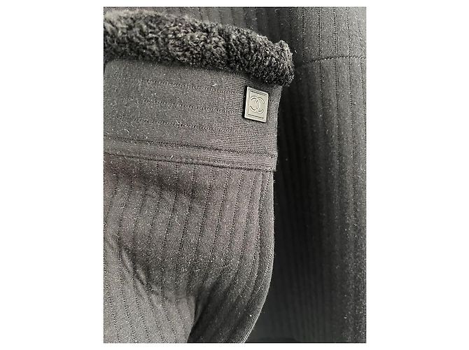 Amazing Chanel Wool blend Jacket Sport Collection Black - view 3
