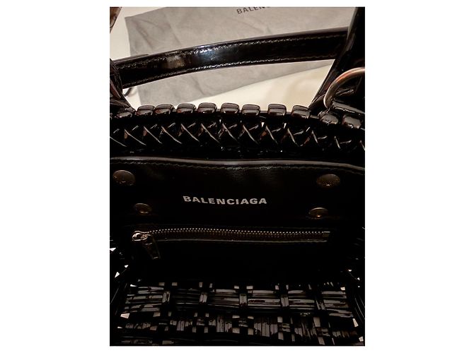 Balenciaga Cesta con tracolla Bistro XSS Nero - vista 5