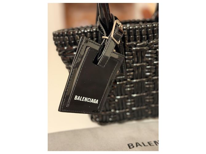 Balenciaga Cesta con tracolla Bistro XSS Nero - vista 6