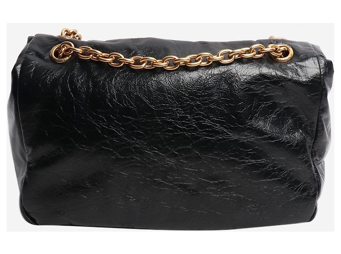 Balenciaga Borsa a spalla con catena Monaco nera Nero - vista 3