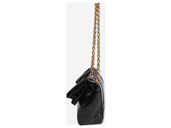 Balenciaga Borsa a spalla con catena Monaco nera Nero - vista 4
