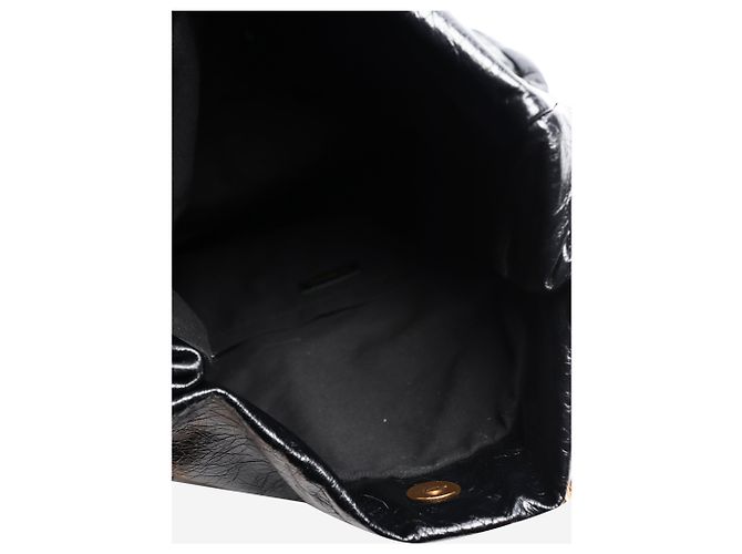 Balenciaga Borsa a spalla con catena Monaco nera Nero - vista 7