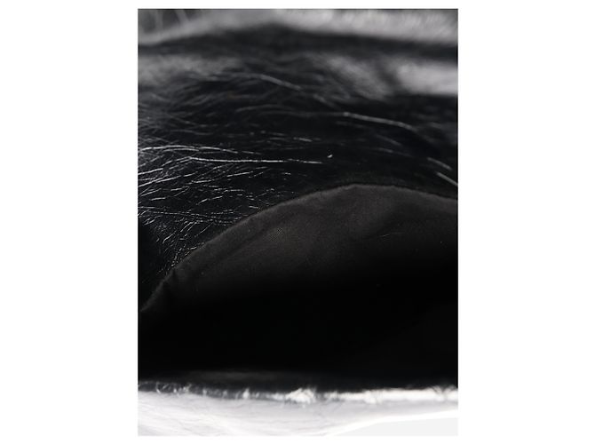 Balenciaga Borsa a spalla con catena Monaco nera Nero - vista 8