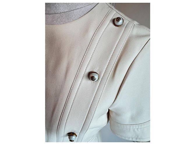 Gucci Kleid Creme Roh - Ansicht 2